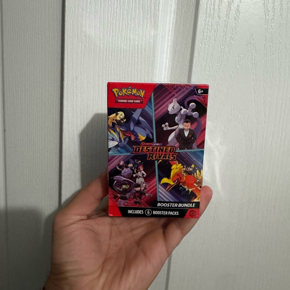Pokemon Destined Rivals Booster Bundle - Red and Black